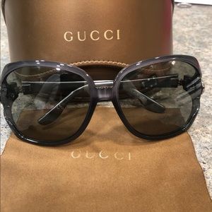 Gucci Grey Sunglasses